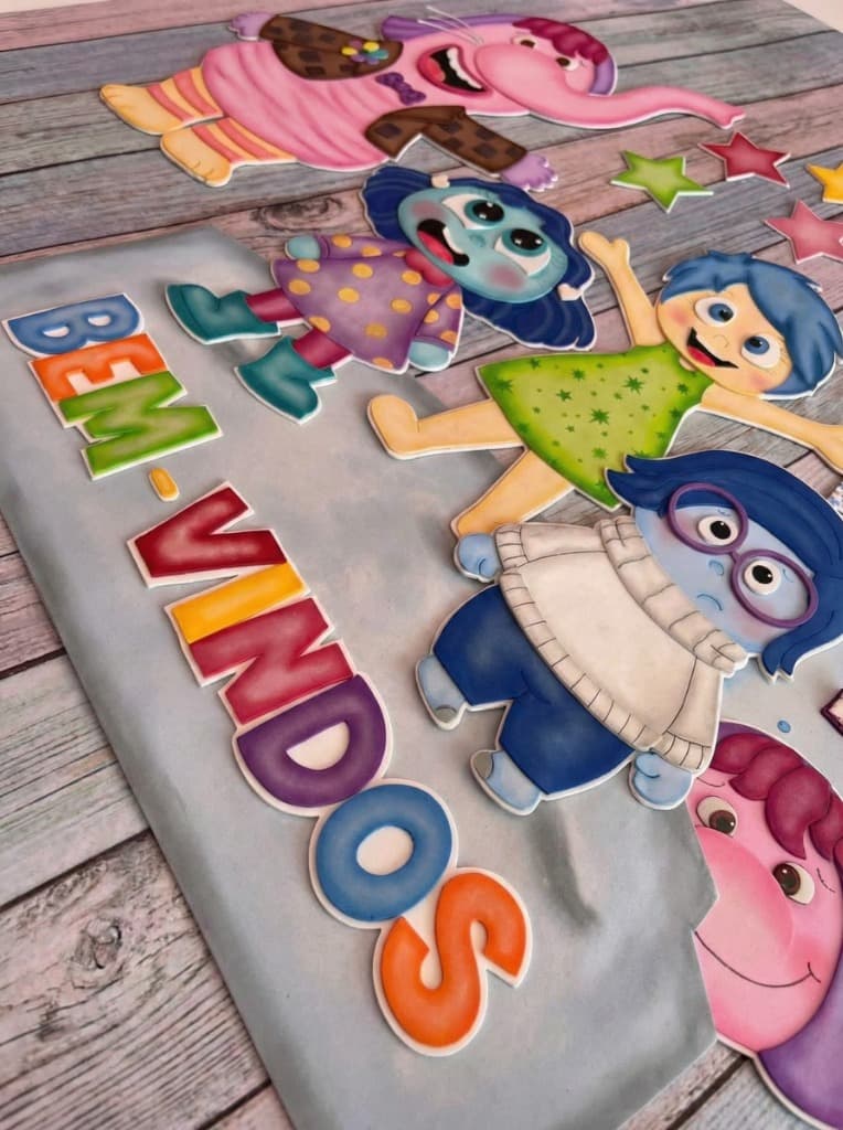 Molde de EVA: Kit Sala de Aula Divertidamente - Apostila de Moldes